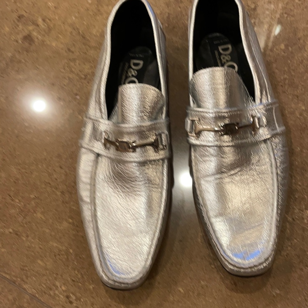 Men’s Silver Dolce Gabbana Shoes